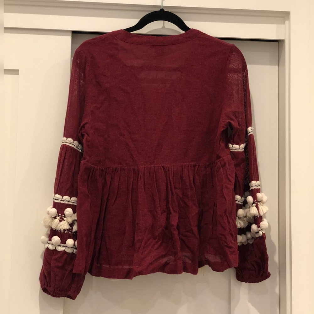 🦄SOLD🦄 Vineet Bahl | Nisha Peasant Top - Picture 3 of 14